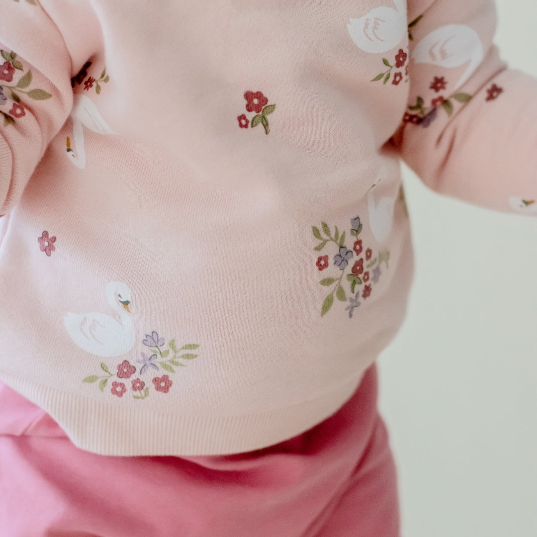 Swan Lake Fleece Jumper & Legging Set