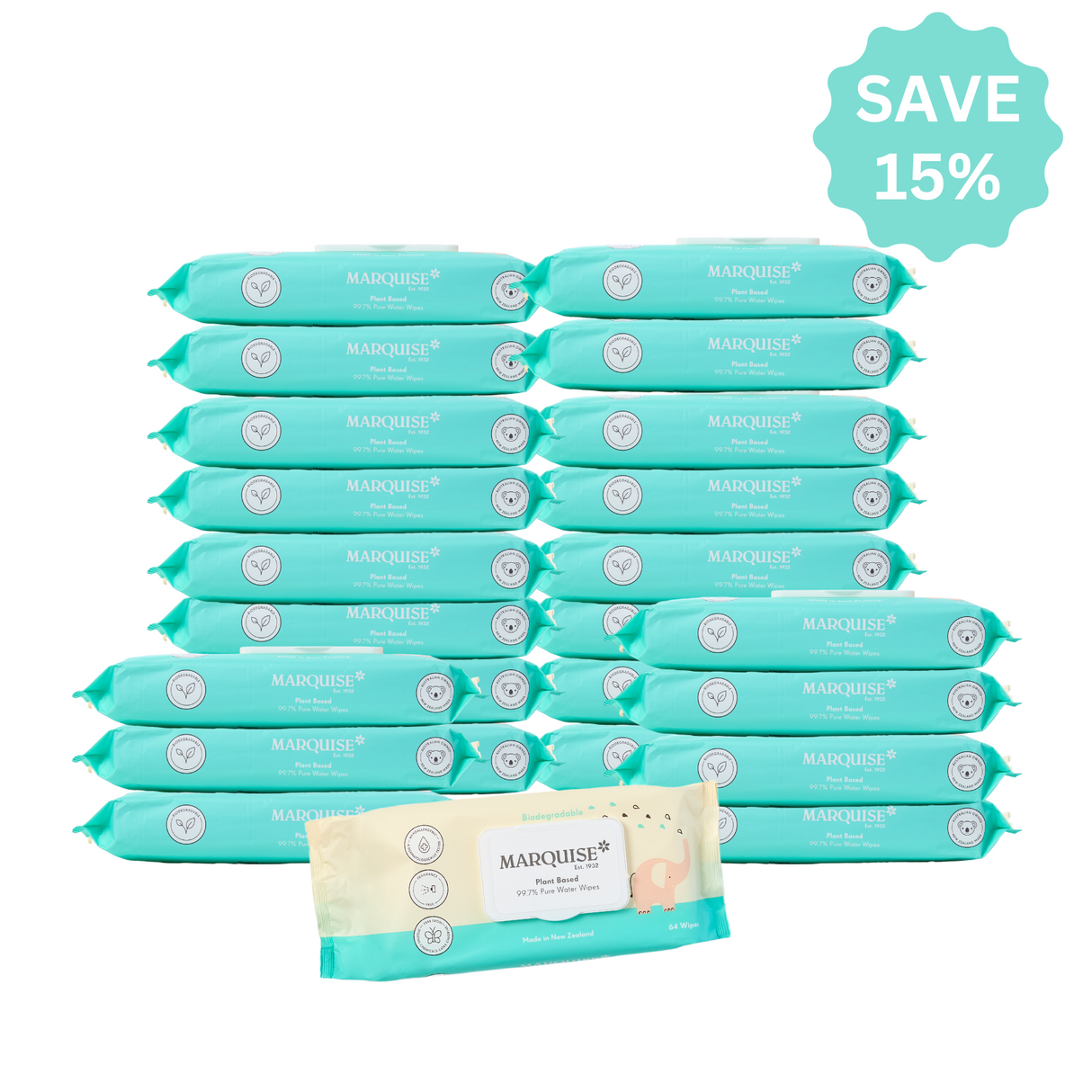 Marquise Eco Water Wipes