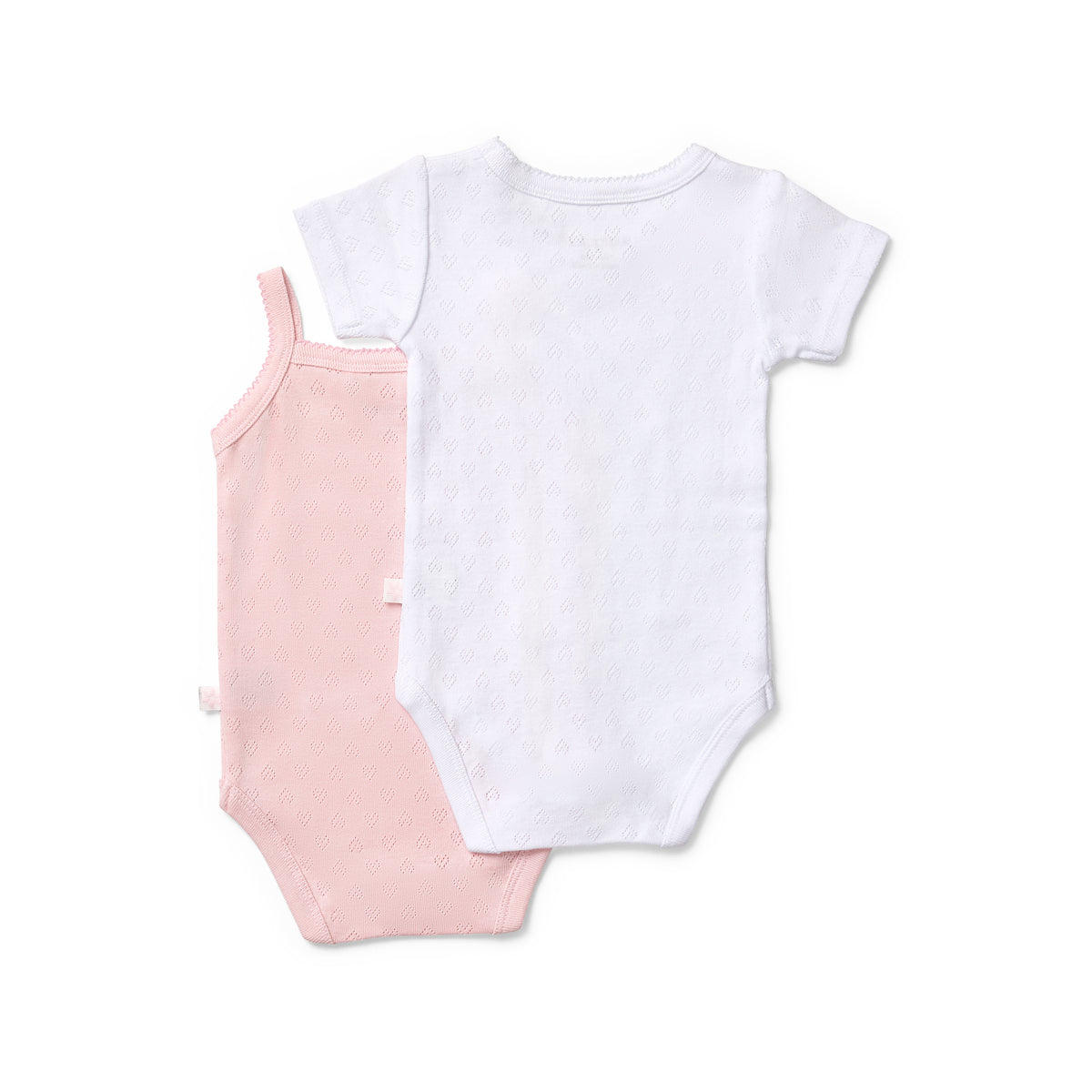 Everyday Essentials Pink & White Mixed Bodysuit 2 Pack