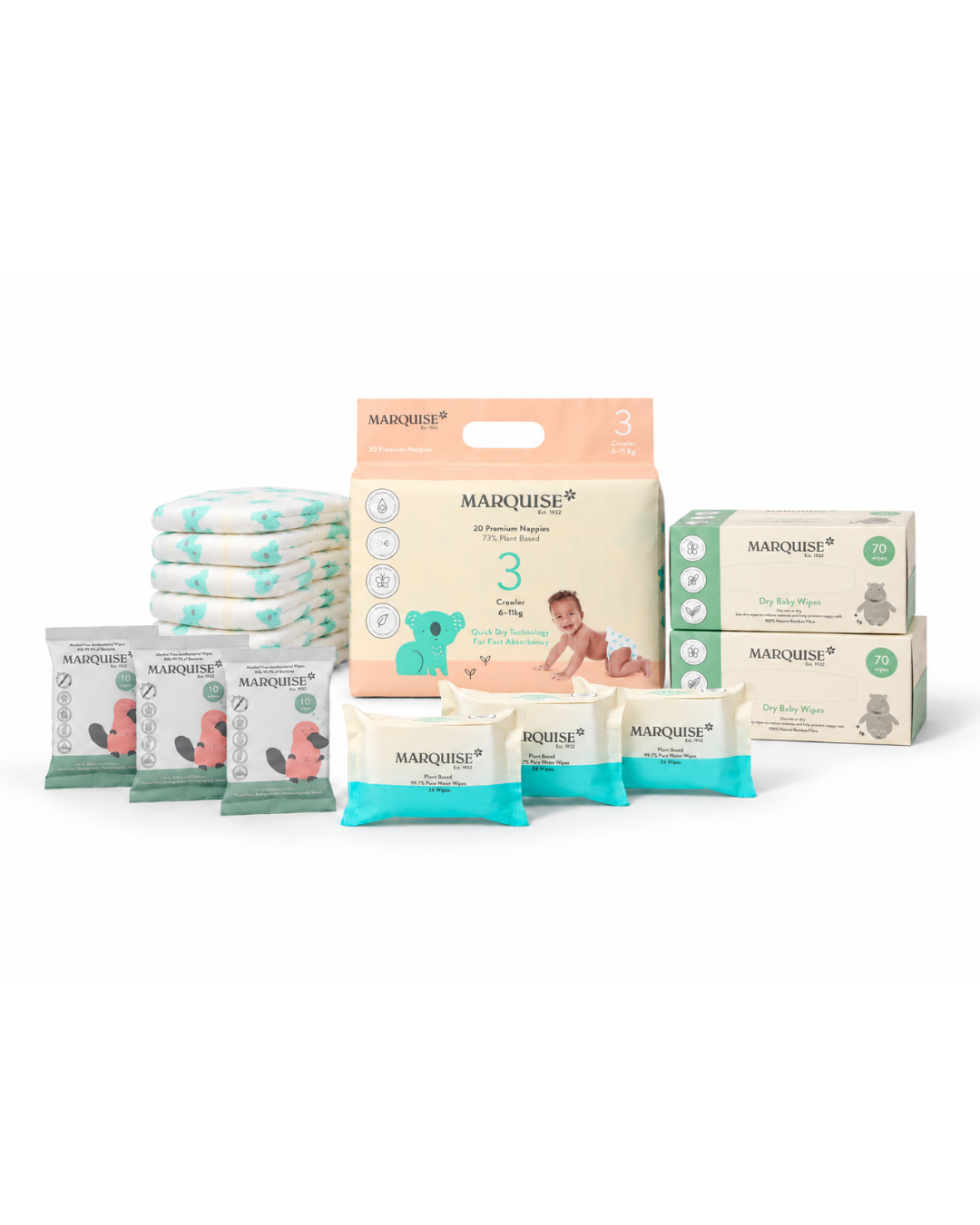 Change and Go Nappy and Wipes Bundle
