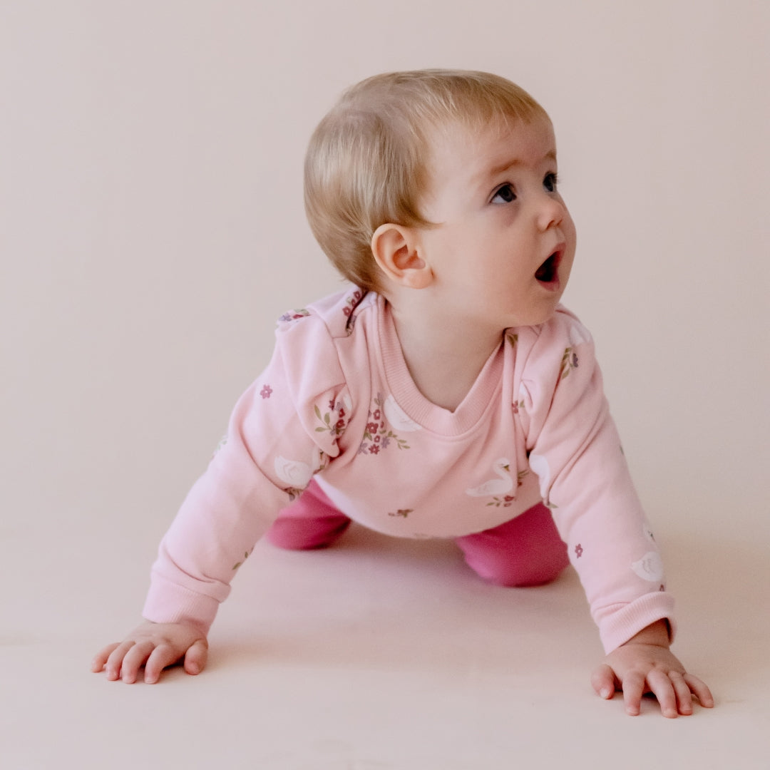 Swan Lake Fleece Jumper & Legging Set