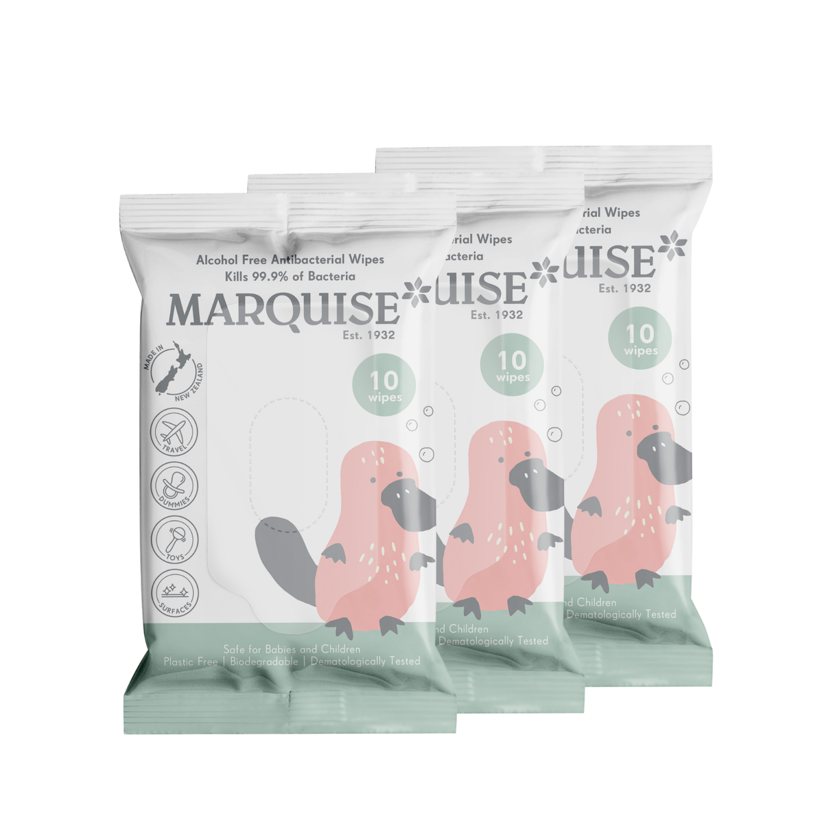 Marquise Alcohol Free Antibacterial Wipes