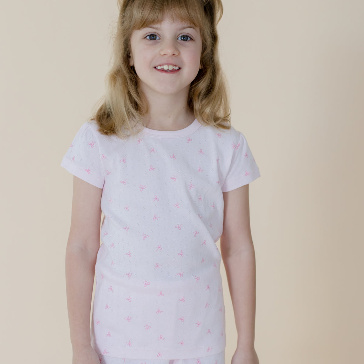 Bows Short Sleeve Pyjama Set