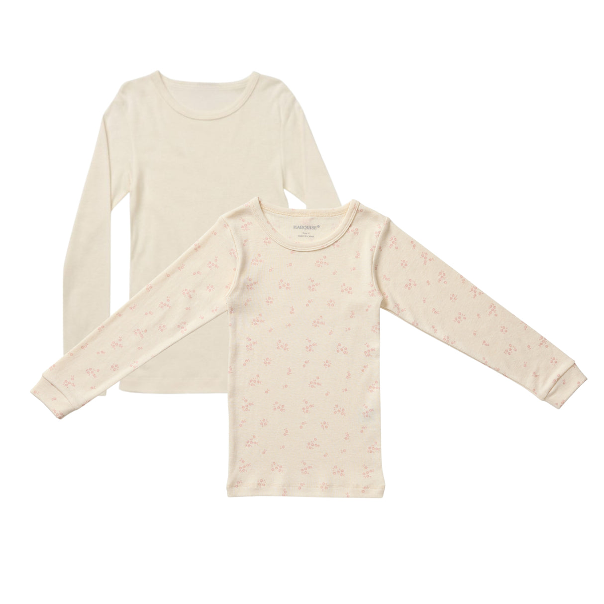Kids Cotton Wool Cream & Floral Spencer 2 Pack
