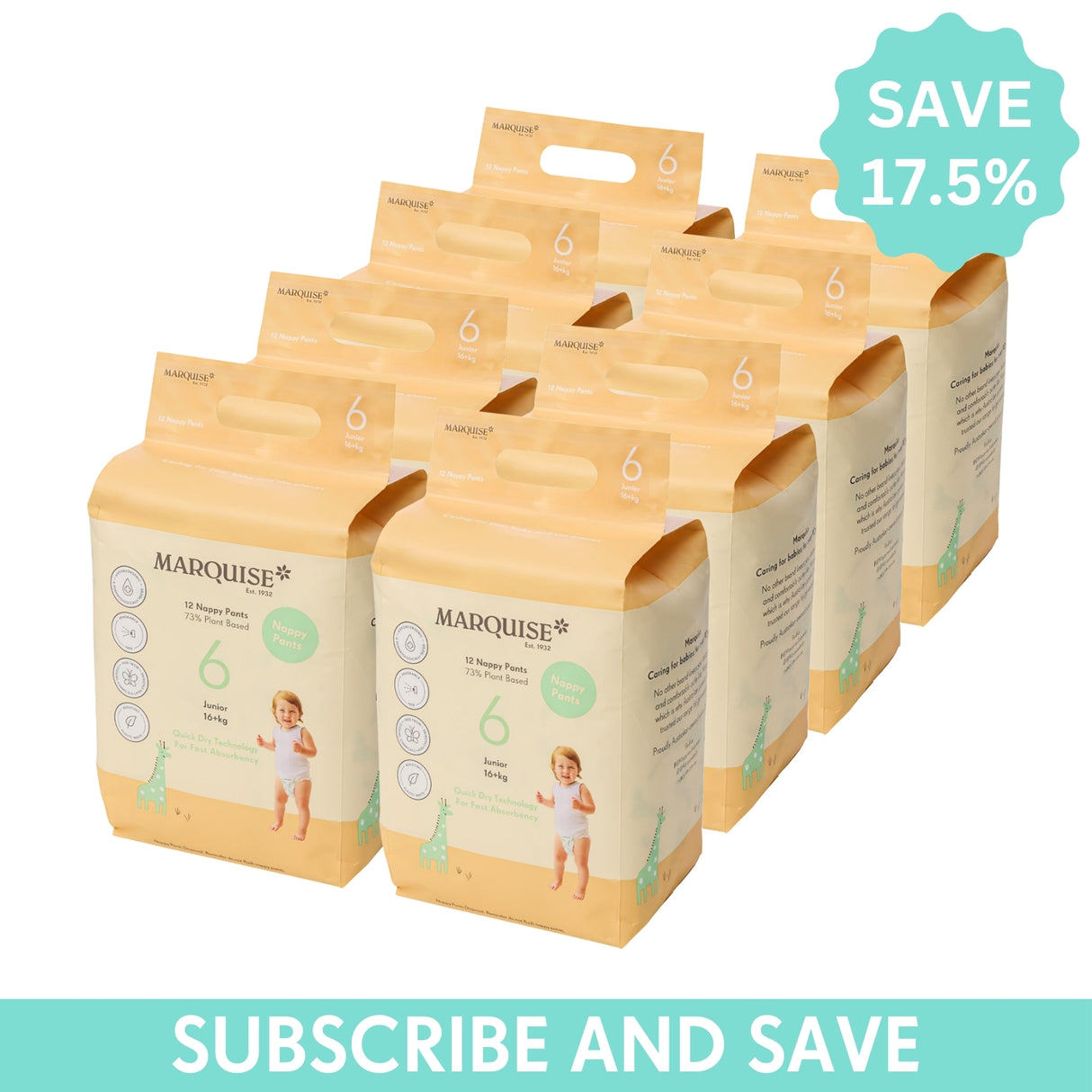 Marquise Hypoallergenic Nappy Pant Subscription