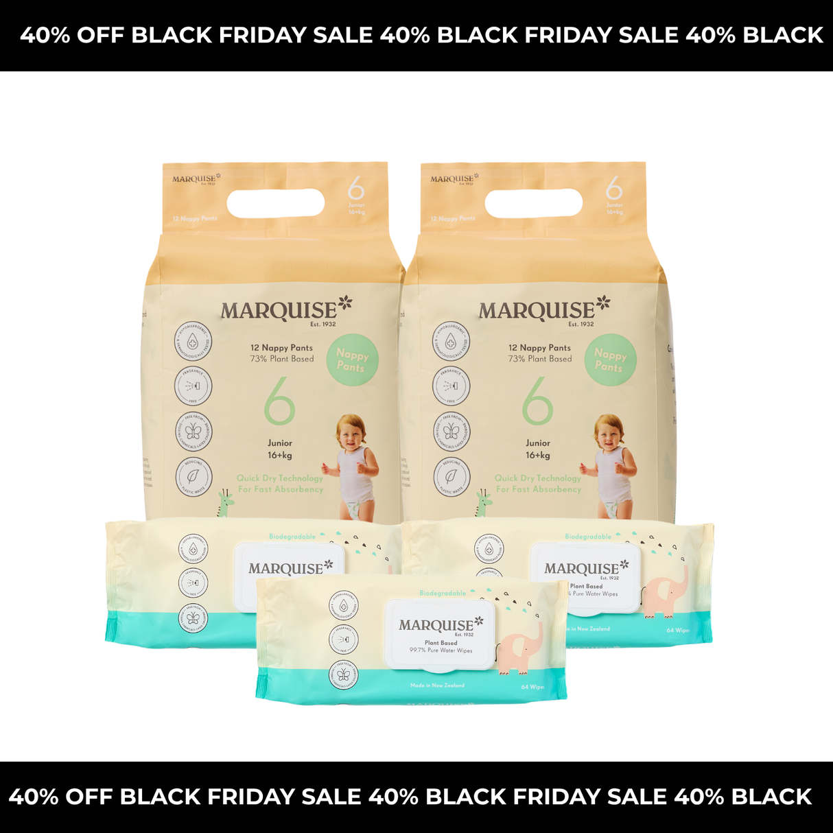 Black Friday Sale Nappies & Wipes Starter Pack