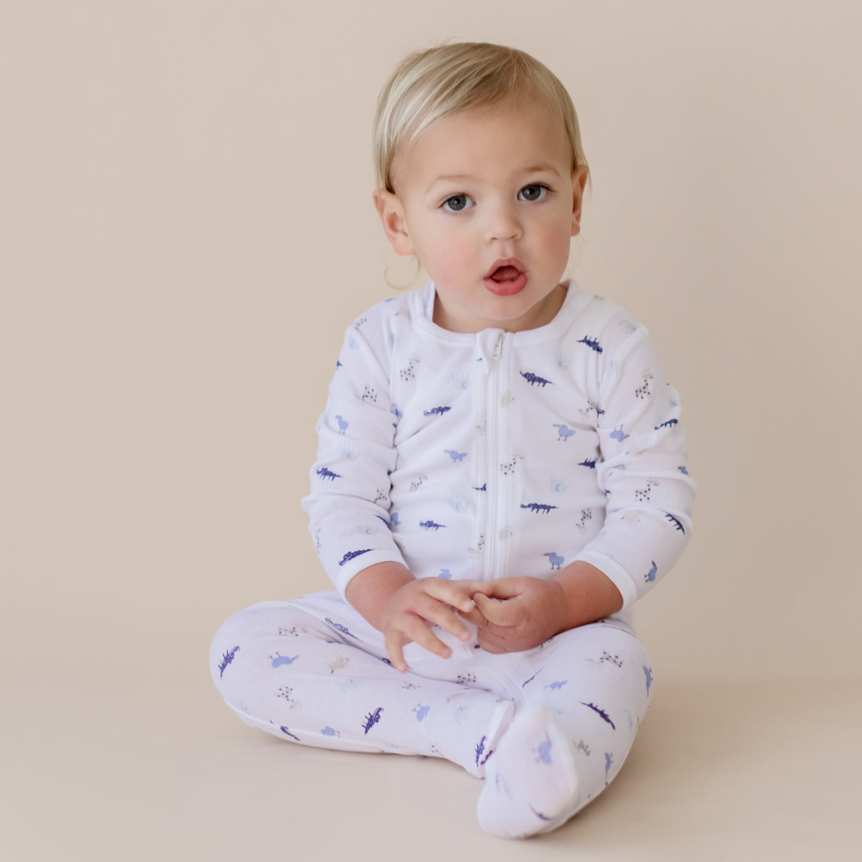 Everyday Essentials Boys Beanies and Zipsuit Set