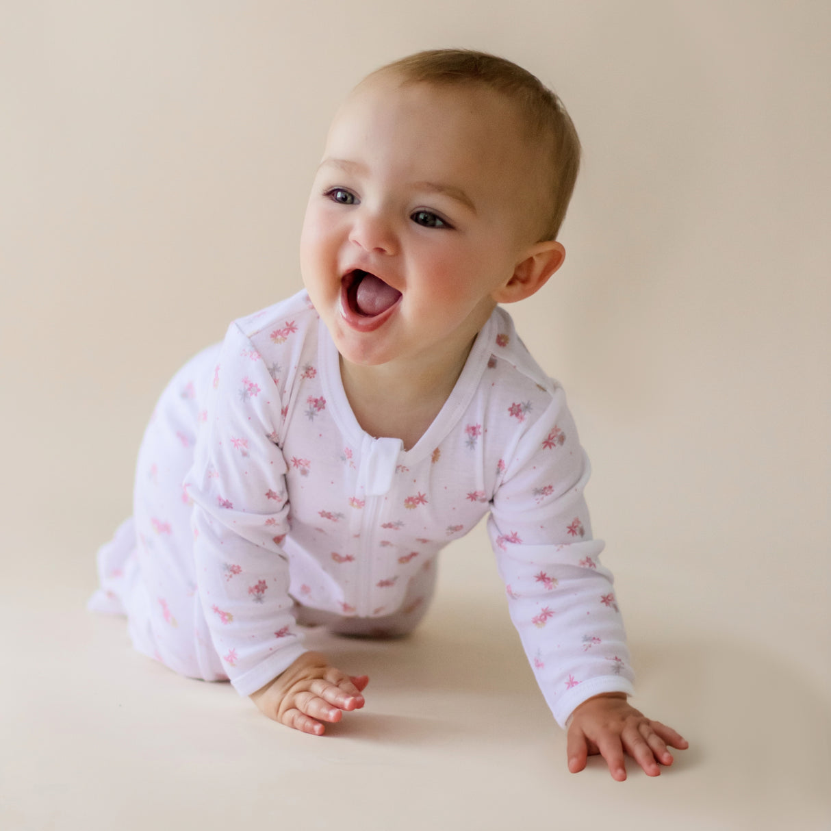 Everyday Essentials Floral Zipsuit