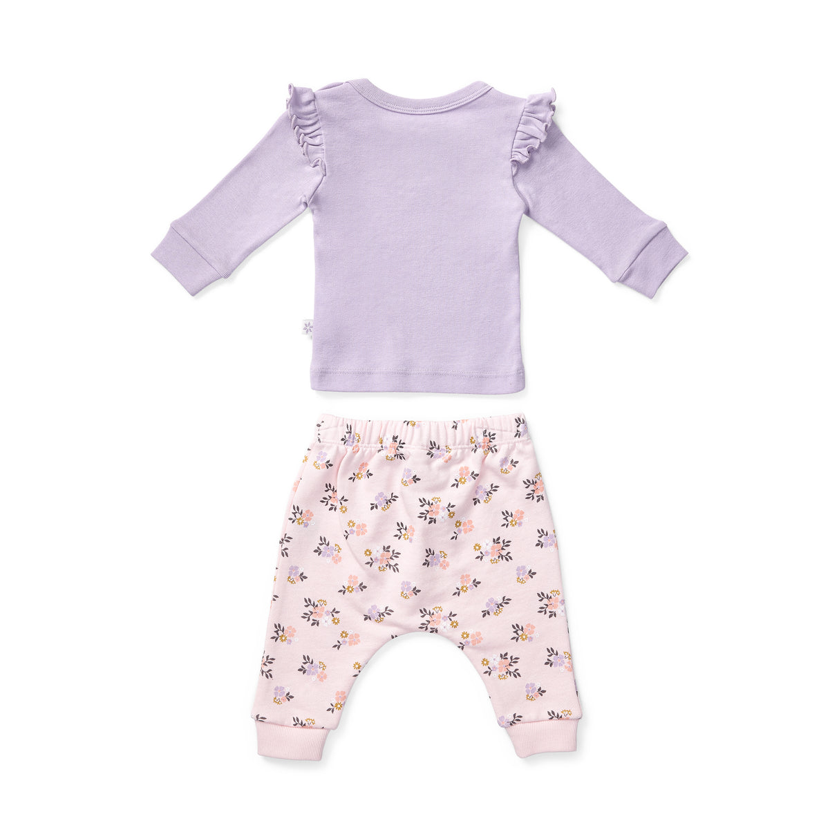 Floral Hearts Frill Top & Pant Set