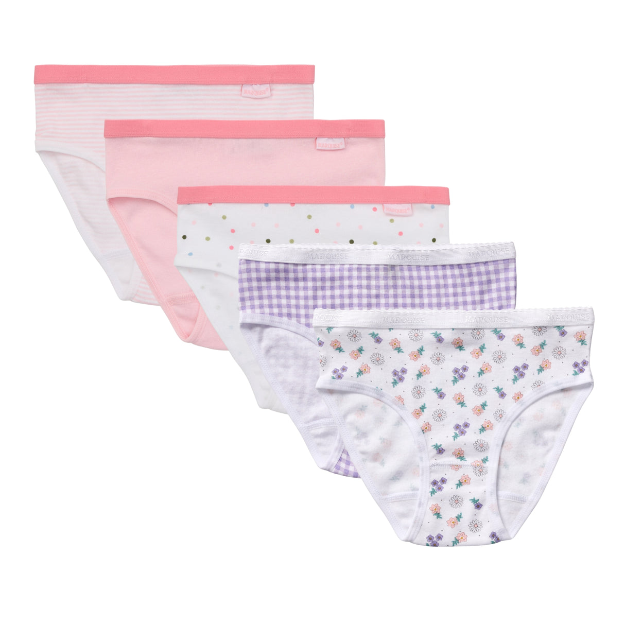 Gingham & Pink Underwear 5 Pack