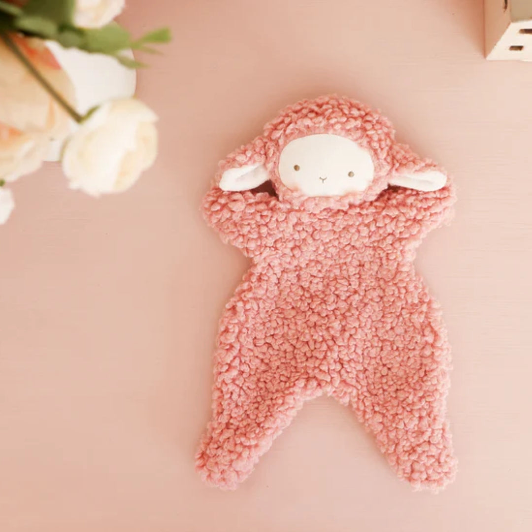 Alimrose Leni Lamby Comforter - Petal