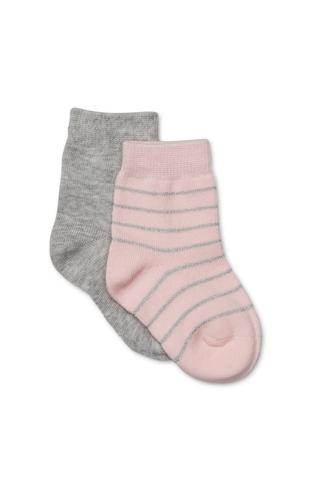 Metallic Stripe Socks 4 Pairs