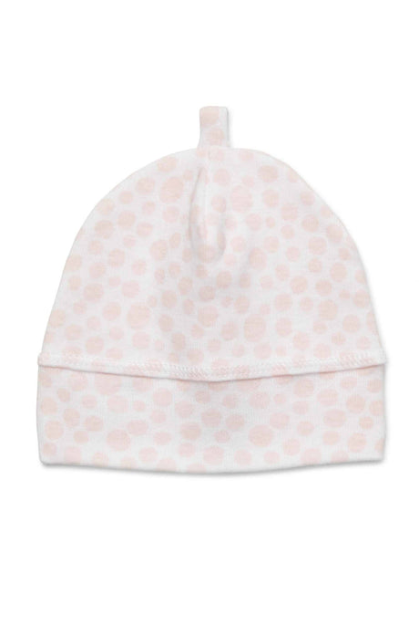 Premmie Girls Pink Spot/Stripe Beanies