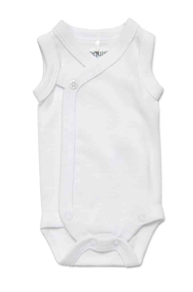 Premmie Sleeveless Wrap Bodysuit