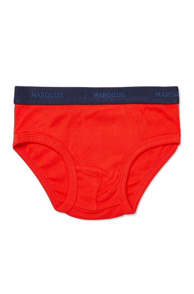 Boys Ink Blue & Red Underwear 2 Pack