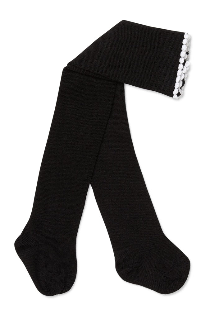 Grey Spot, Off White and Black Tights 3 Pack