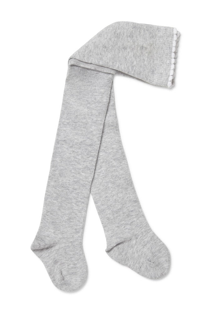 Grey, Pink Spot and Cream Tights 3 Pack