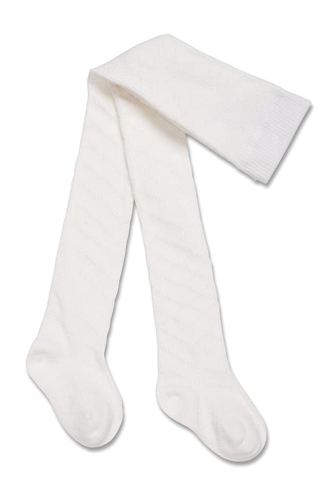 Off White Diamond Tights