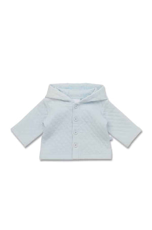 Boys Soft Blue Quilted Jacket