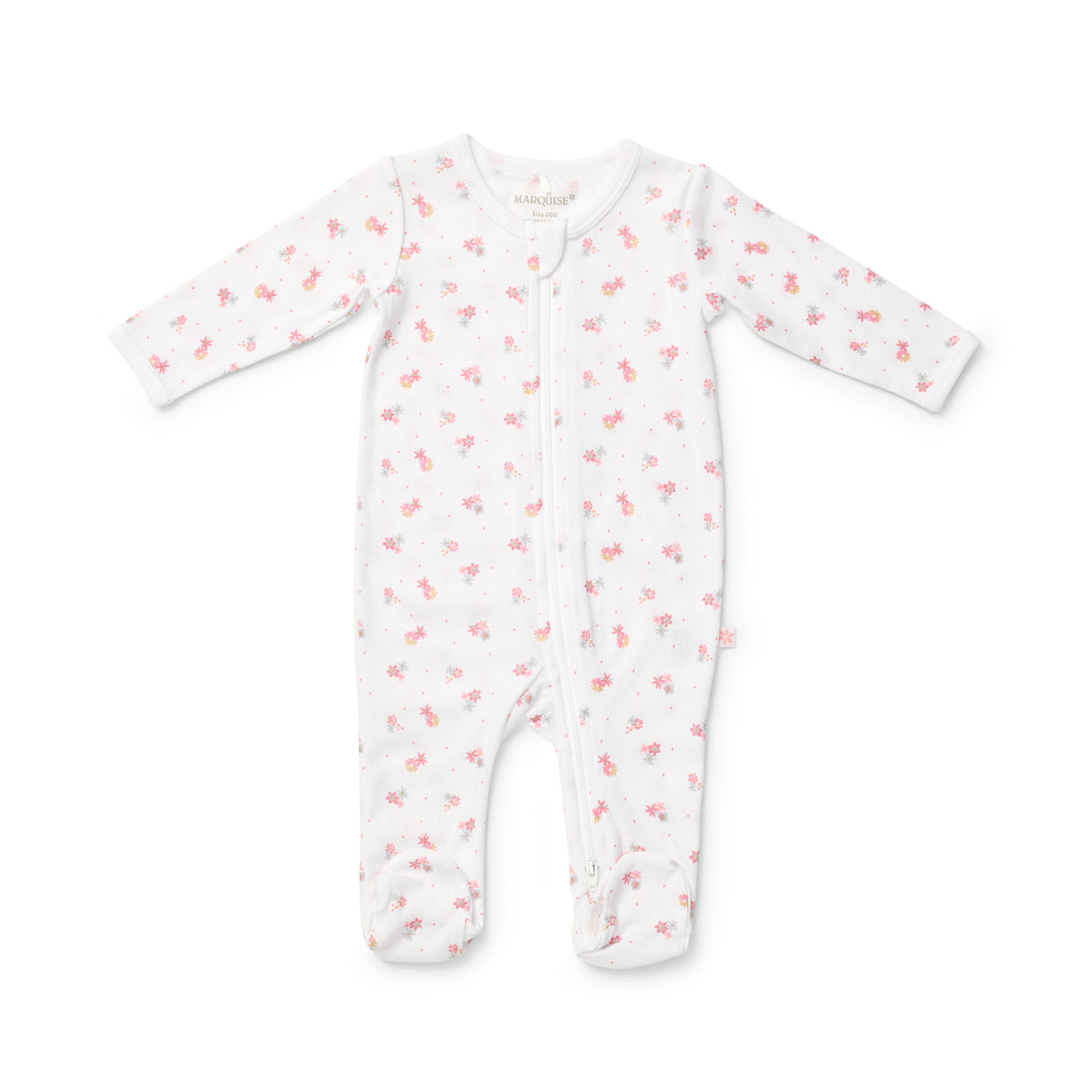 Everyday Essentials Floral Zipsuit & Bib Set