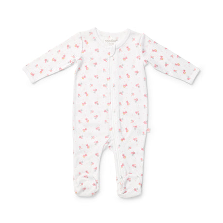 Everyday Essentials Floral Zipsuit & Bib Set