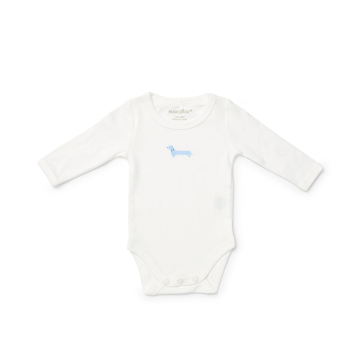 Everyday Essentials Dog Blue & White Bodysuit 2 Pack