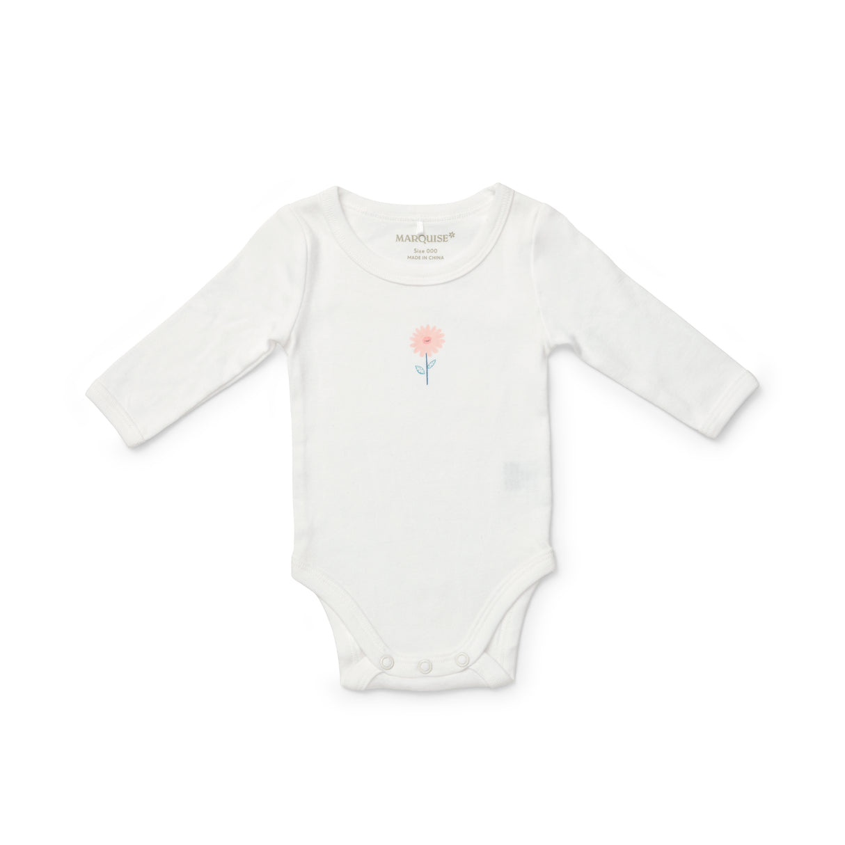 Everyday Essentials Floral Pink & White Bodysuit 2 Pack