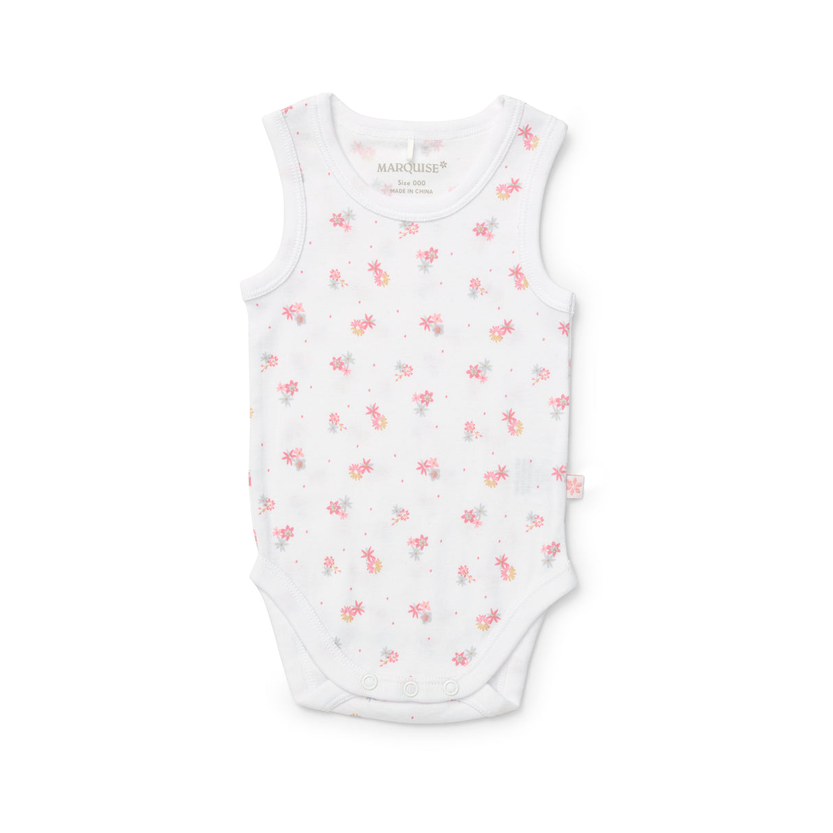 Everyday Essentials Floral Sleeveless Bodysuit 2 Pack
