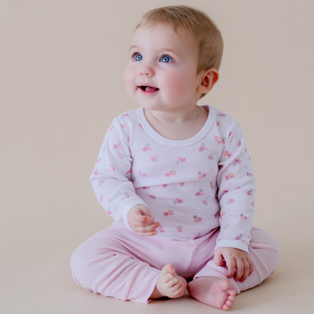 Everyday Essentials Floral Bodysuit & Legging Set