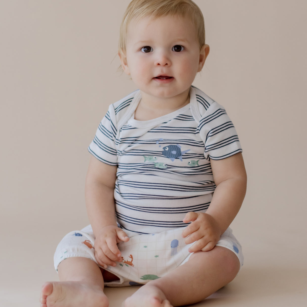 By The Sea T-Shirt & Shorts Set