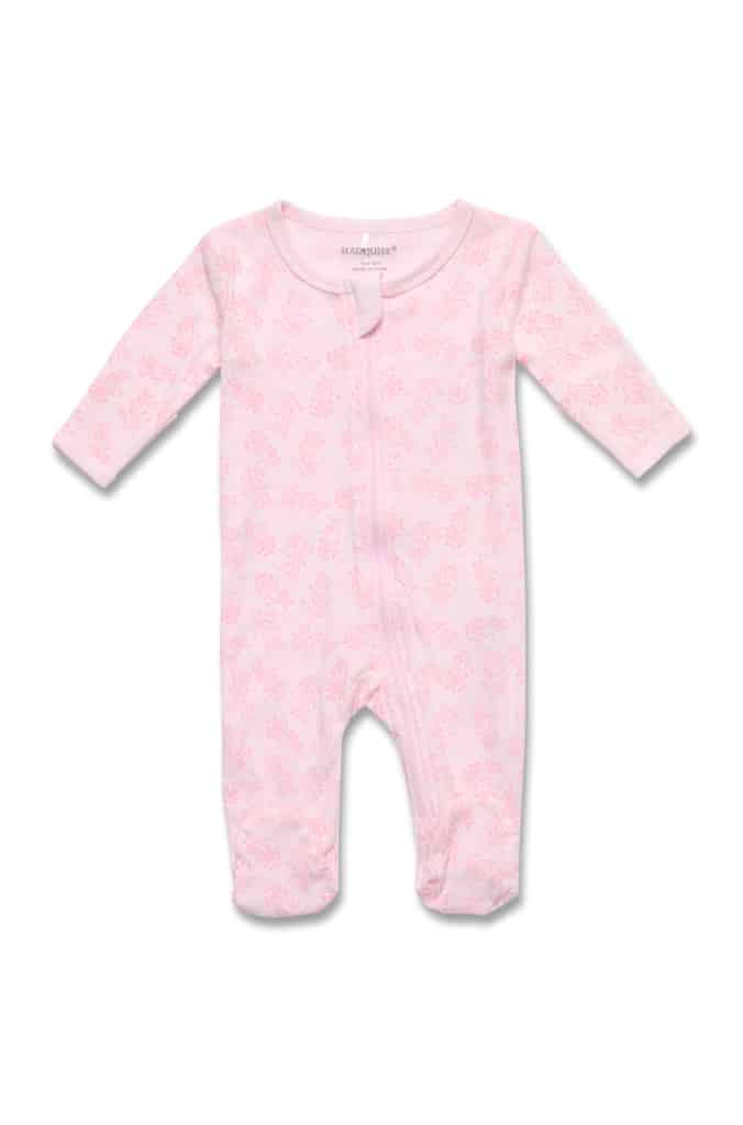 Pink Flower Posie Zipsuit