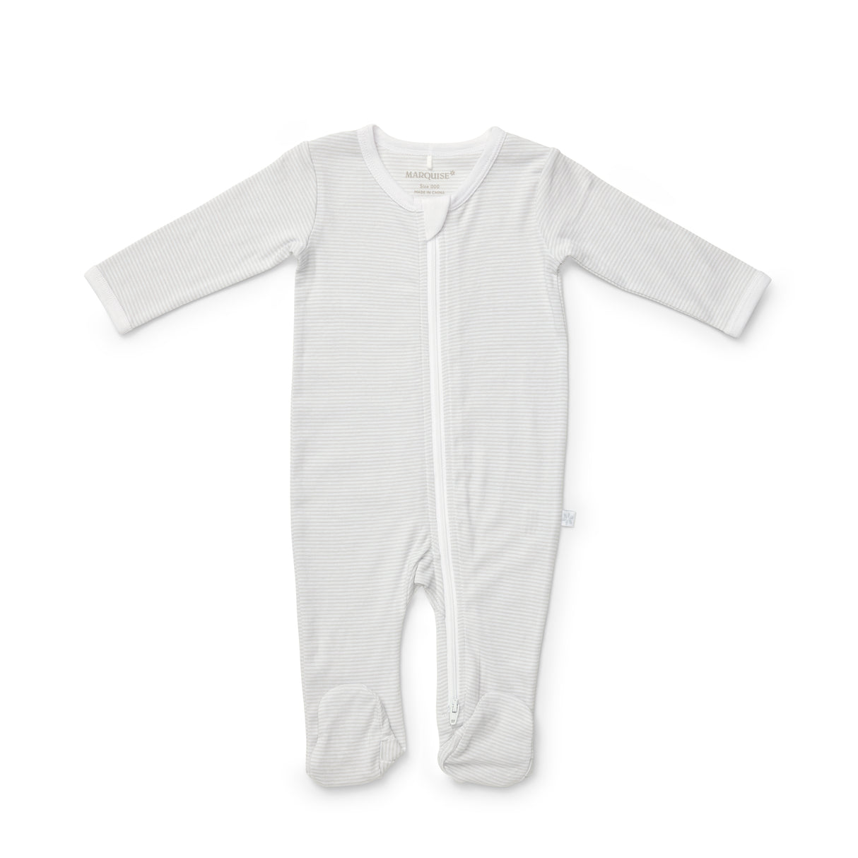 Everyday Essentials Grey Spot and Stripe Zipsuit 2 Pack
