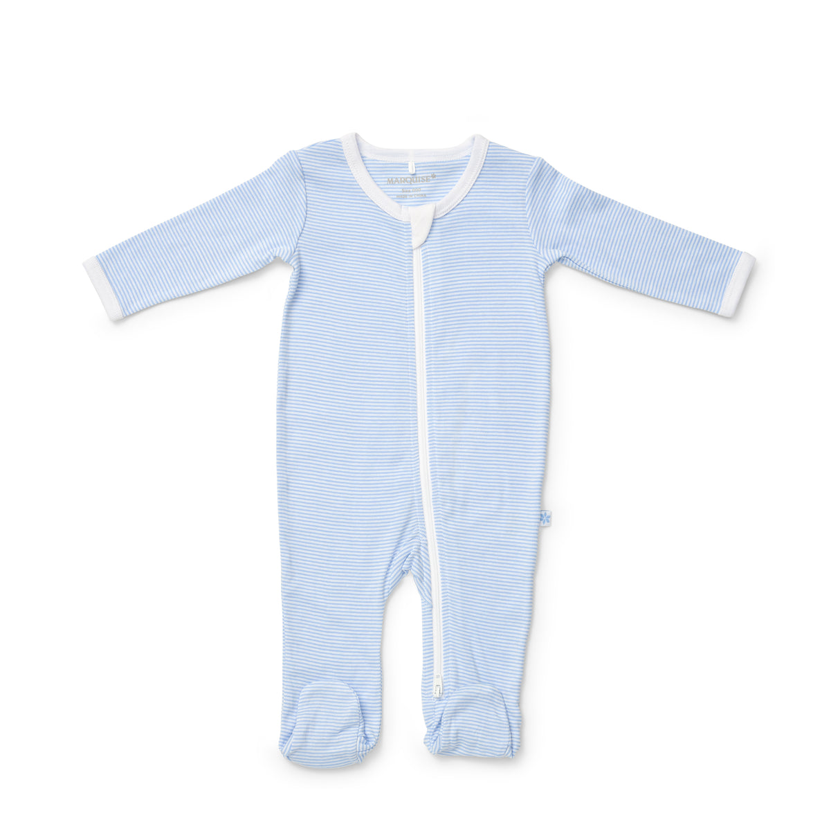 Everyday Essentials Blue Spot and Stripe Zipsuit 2 Pack