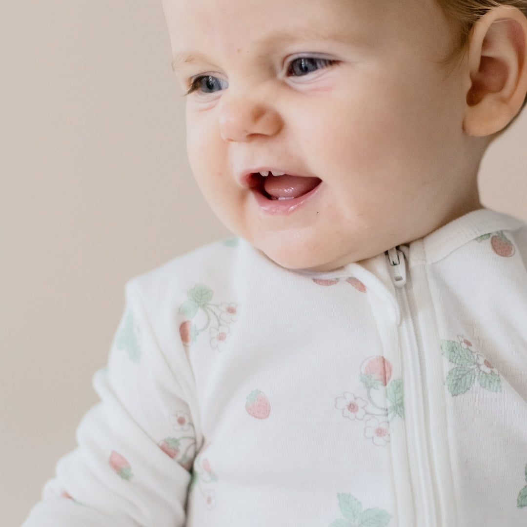 Strawberry Fields Cuffed Coverall