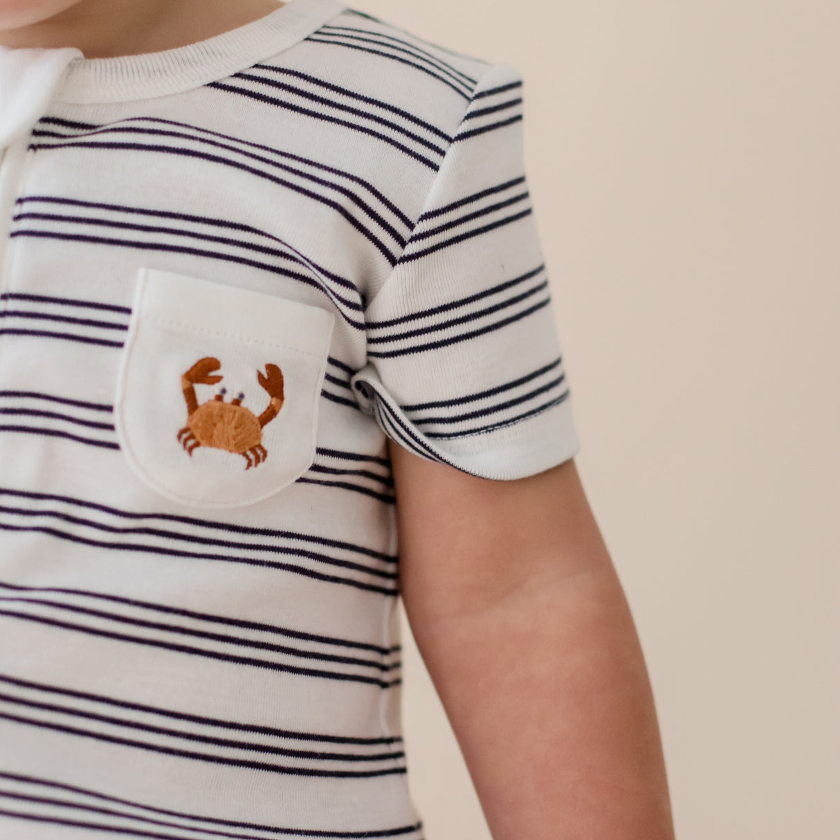 By The Sea Short Sleeve Romper