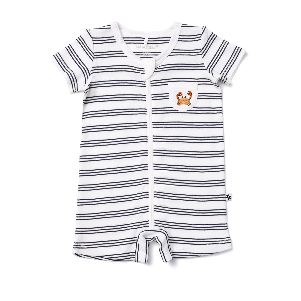 By The Sea Short Sleeve Romper