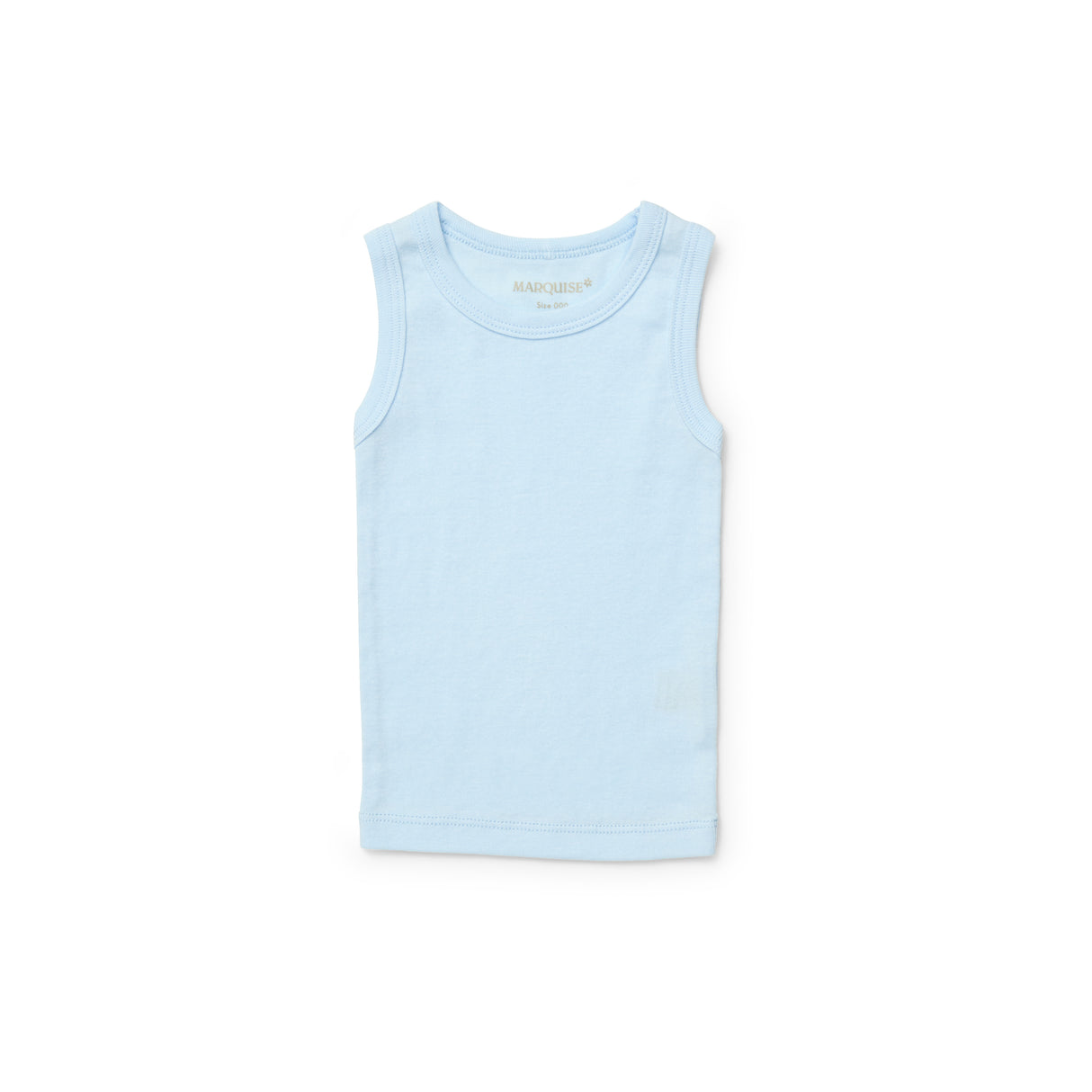 Everyday Essentials Blue & White Singlet 2 Pack