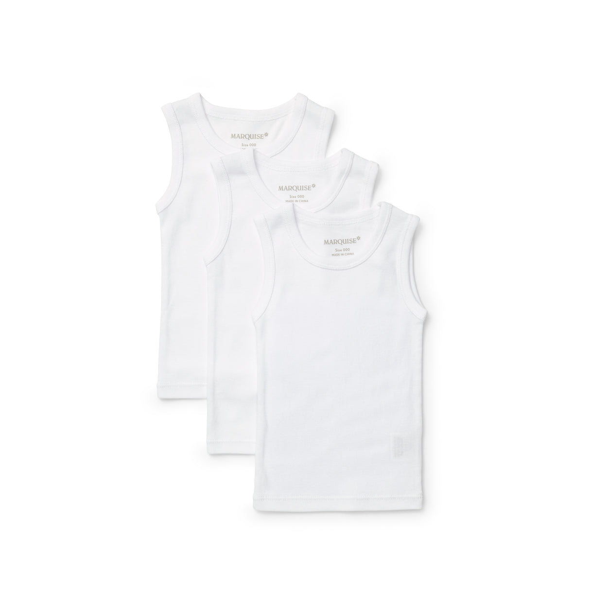 Baby Cotton Singlet 3 Pack