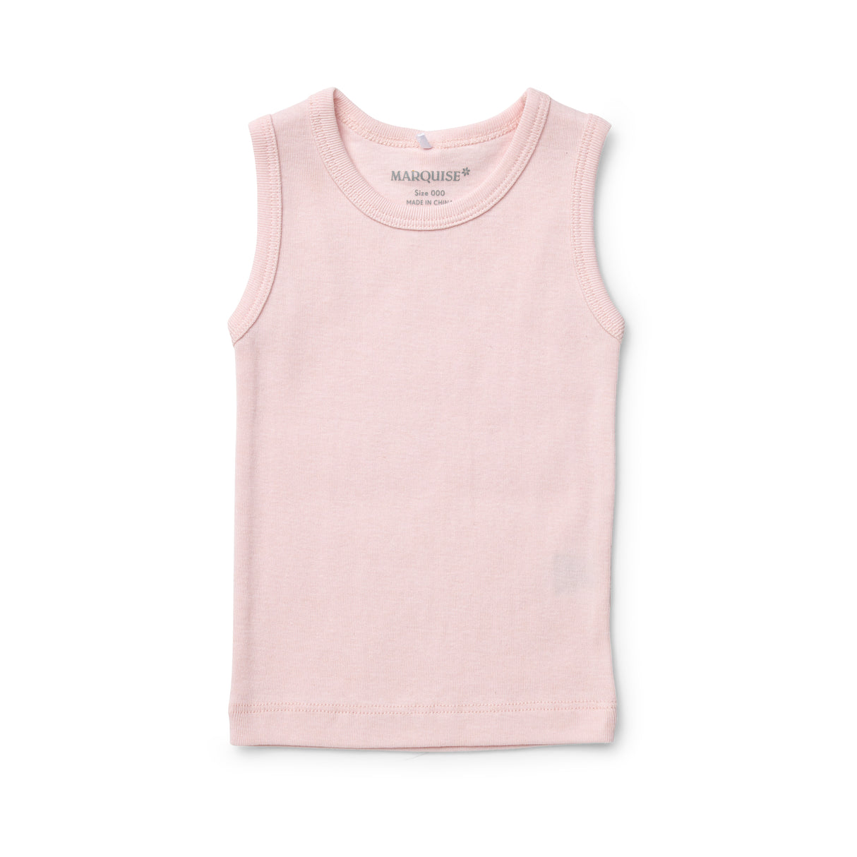 Baby Pink Cotton Wool Singlet