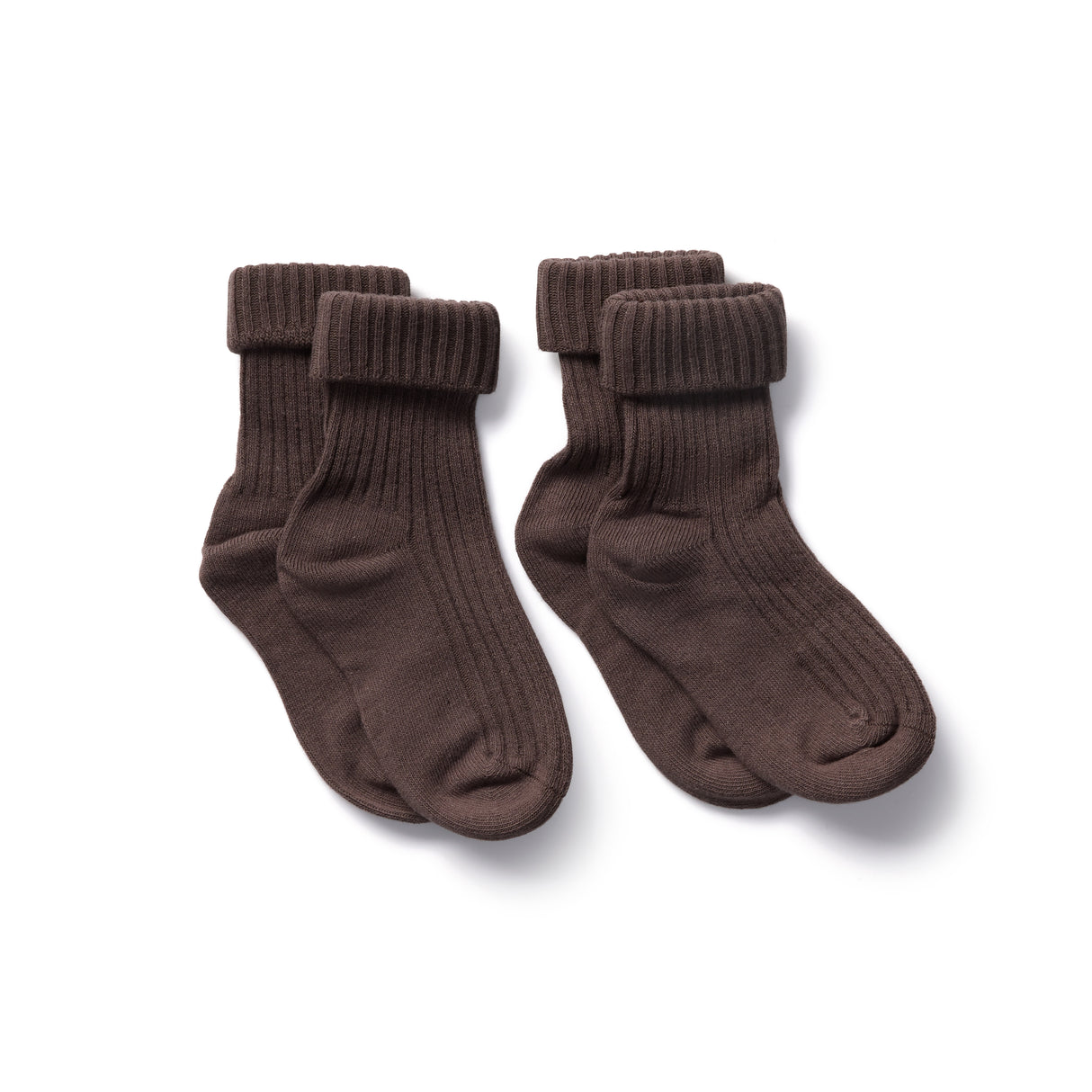Chocolate Rib Socks 2 Pairs