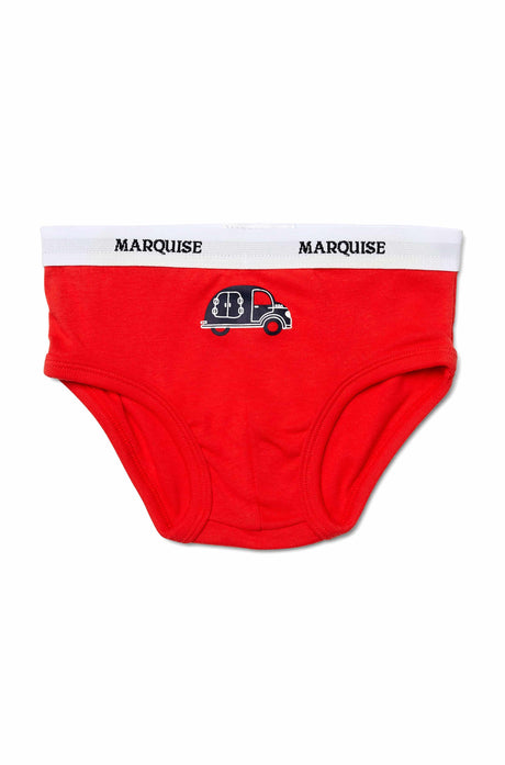 Boys Red Cars Underwear 2 Pack