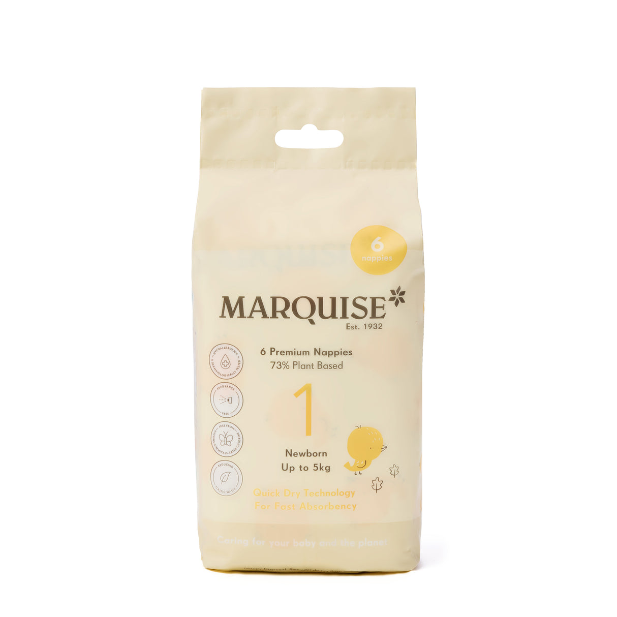 Marquise Hypoallergenic Nappies Sample 6pk