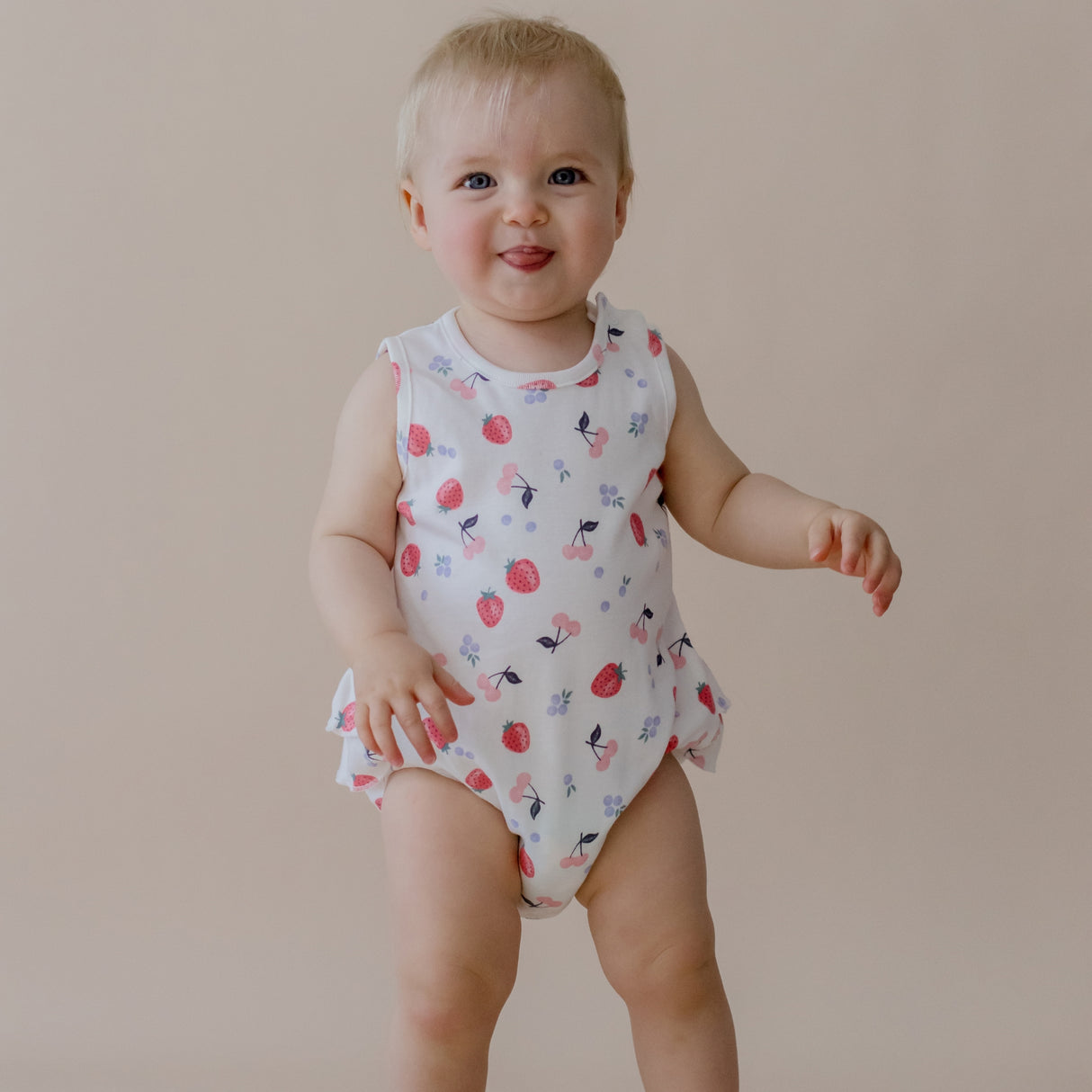 Field of Berries Frill Bodysuit