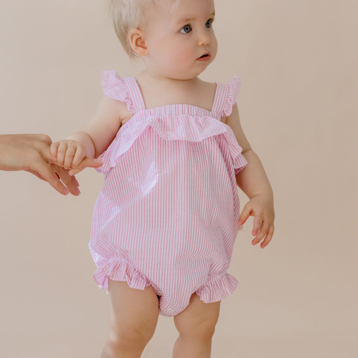 Field of Beries Woven Frill Romper