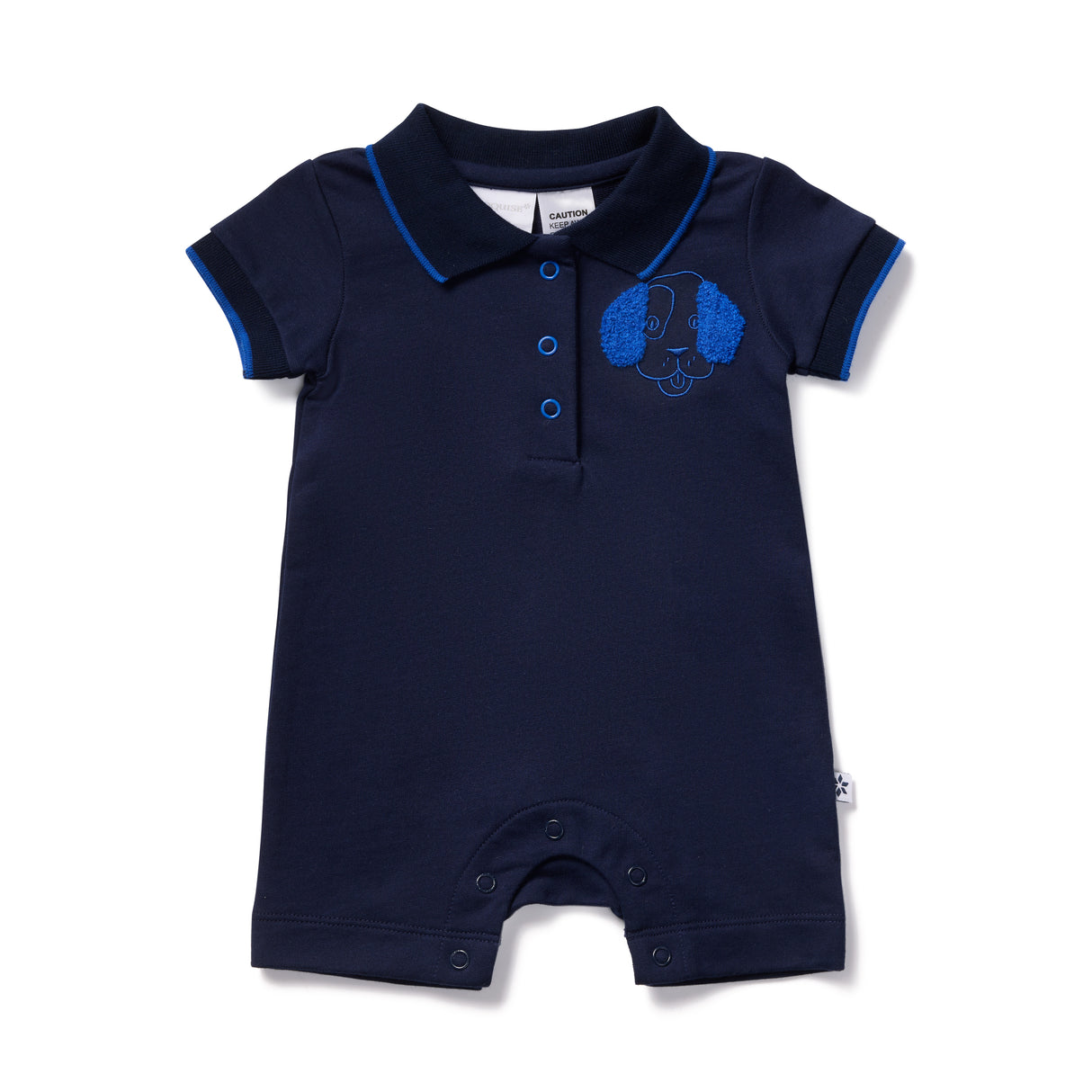 Best Friends French Terry Polo Romper