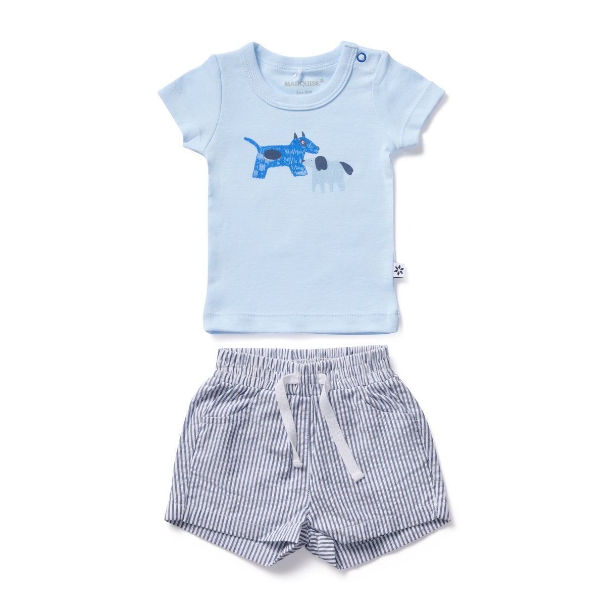 Best Friends T-Shirt & Woven Shorts Set