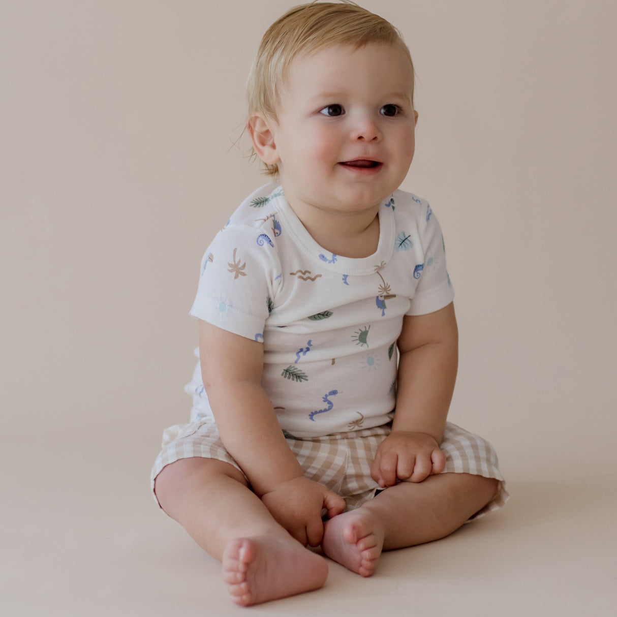 Endless Summer T-Shirt & Woven Shorts Set