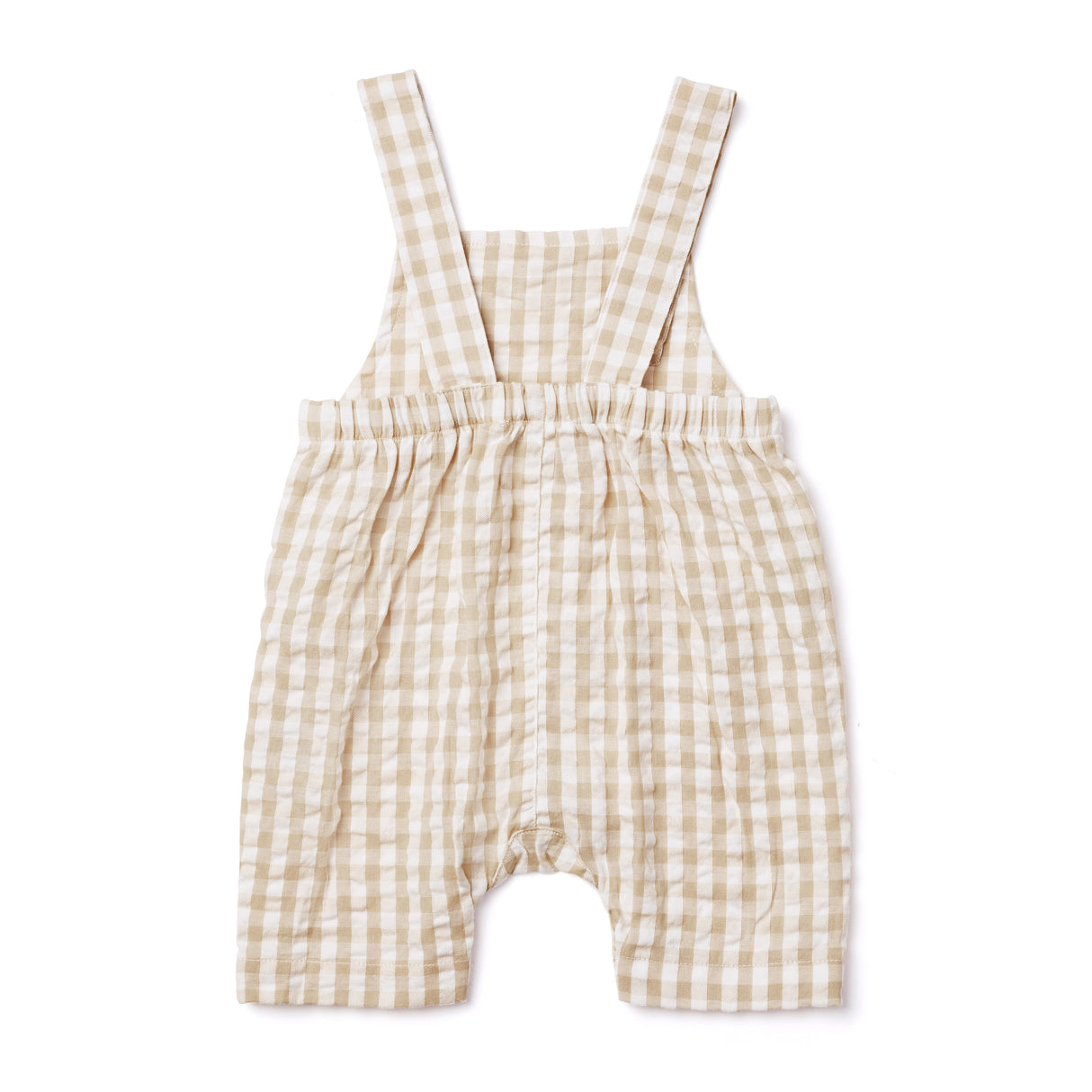Endless Summer Nutmeg Gingham Overall