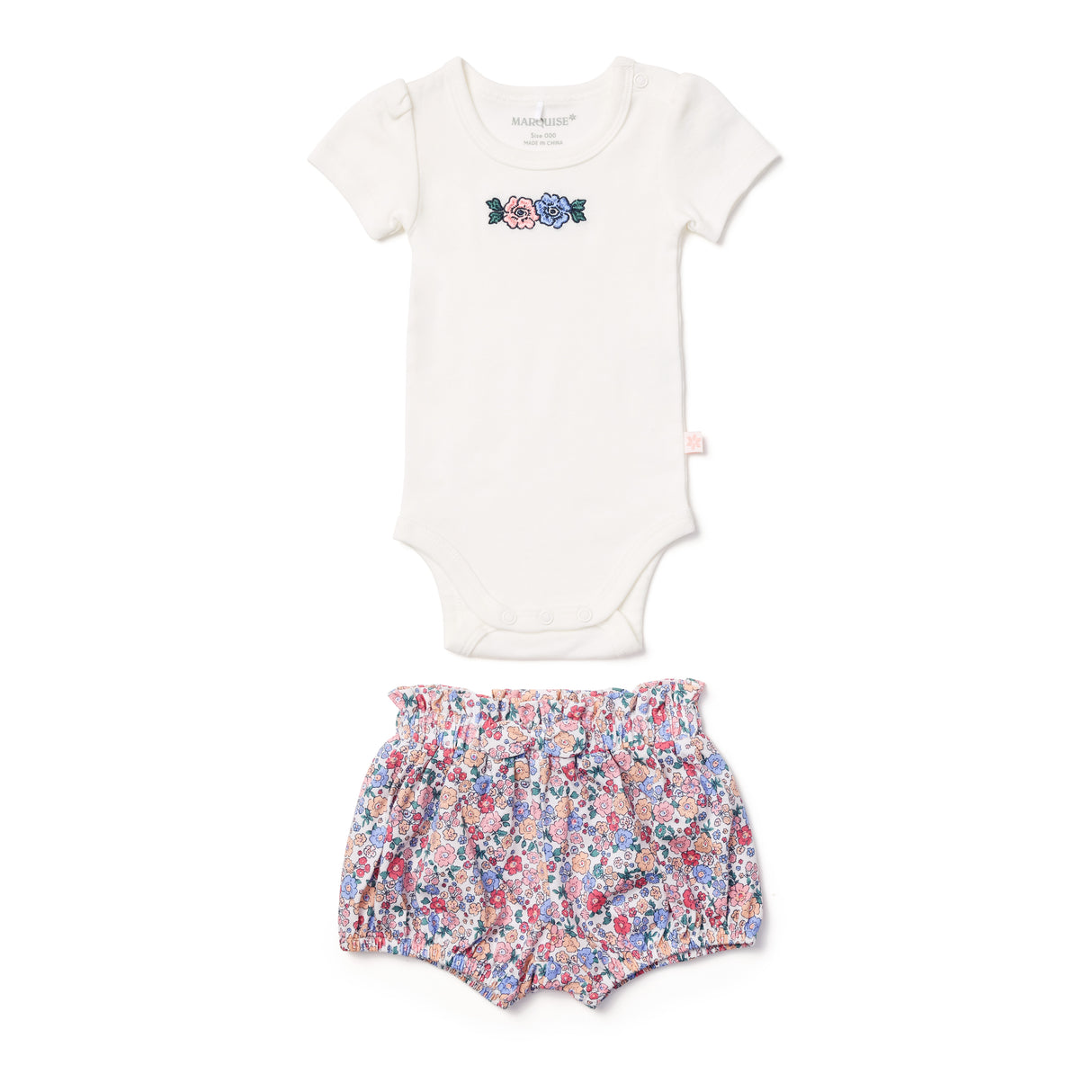 Field of Berries Bodysuit & Shorts Set