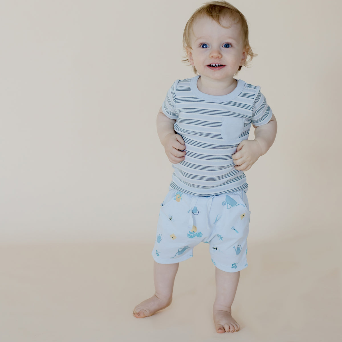 Bert's Backyard Tee & Shorts Set